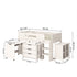 Kidsaw Kudl Single Mid Sleeper, White